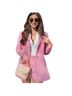 Zara Print Pink Blazer Size S - photo 1