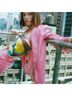 Zara Print Pink Blazer Size S - photo 12