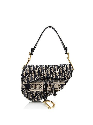 Christian Dior Dior Oblique Logo Saddle Bag (view 1)