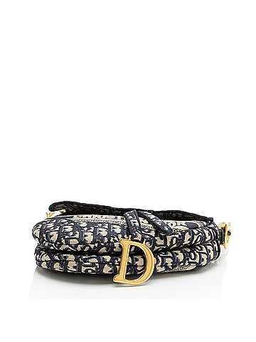 Christian Dior Dior Oblique Logo Saddle Bag (view 2)