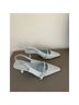 Larroudé 100% Other Blue Heels Size 6 - photo 5