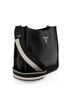 Prada 100% Leather Black Prada Vitello Daino Logo Medium Soft Hobo One size - photo 3