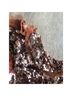 Free People 100% Polyester Solid Brown Black Gold Cocktail Dress Size 4 - photo 6