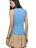Maeve Solid Multi Color Blue Vest Size M - photo 7