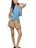 Maeve Solid Multi Color Blue Vest Size M - photo 6