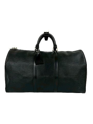 Louis Vuitton LOUIS VUITTON Vintage Keepall 50 Epi Leather Boston Bag, Travel Handbag, Noir (482-3) (view 1)