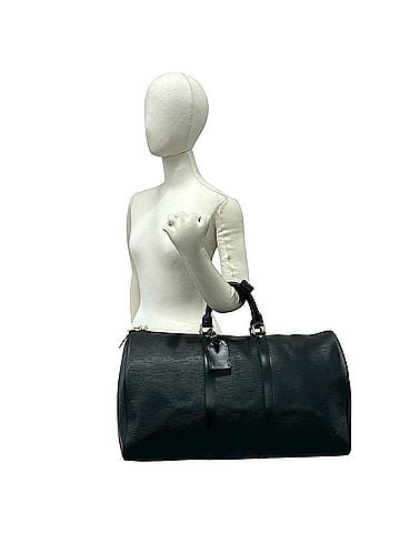 Louis Vuitton LOUIS VUITTON Vintage Keepall 50 Epi Leather Boston Bag, Travel Handbag, Noir (482-3) (view 2)