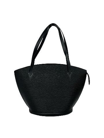 Louis Vuitton LOUIS VUITTON Saint Jacques Shopping Epi Leather Tote Bag Semi Shoulder Noir 481-7 (view 1)