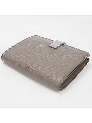 Céline CELINE Celine Bi-fold Wallet 10B643BRU Medium Strap Women's Gray (view 2)