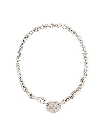 Tiffany & Co. Tiffany &amp; Co. Sterling Silver Return To Tiffany Oval Tag Necklace (view 1)