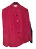 DressBarn 100% Silk Red Jacket Size 14 - photo 1