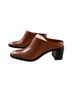 Everlane 100% Leather Brown Mule/Clog Size 8 - photo 1