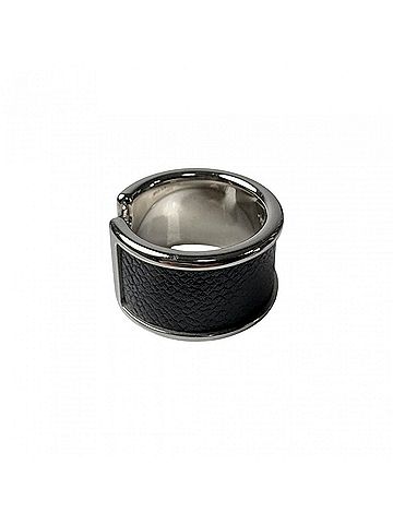 Hermès Hermes Olympe Ring GM #M Noir Black (approx. Japanese size) Women's (view 2)