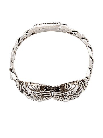 Gucci Gucci Sterling Silver Tiger Head Link Bracelet (view 2)