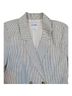 Old Navy Stripes Gray White Blazer Size M - photo 5