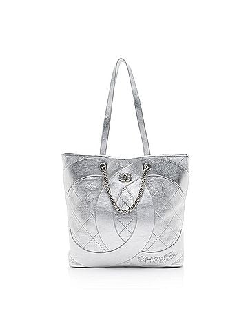 Chanel Chanel Metallic Lambskin Club Monaco Large Shopping Tote (view 1)