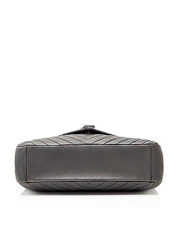 Saint Laurent Saint Laurent Matelasse Calfskin Monogram College Large Shoulder Bag (view 2)