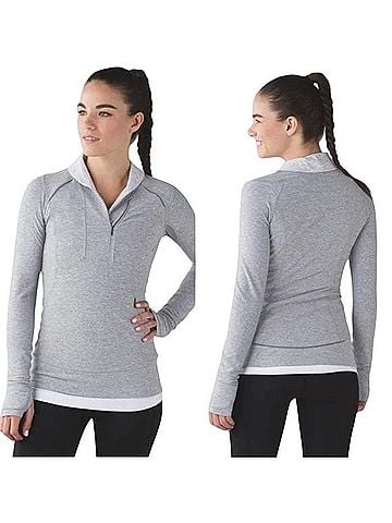 Lululemon Athletica Think Fast Pullover Jacket (view 1)