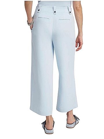 Chico's Crepe Wide Leg Culotte Pants Casual Pants (view 2)