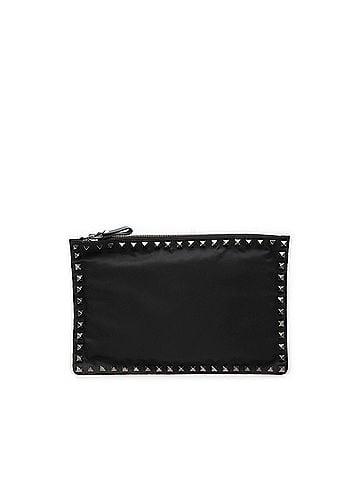 Valentino Nylon Rockstud Zip Pouch (view 1)