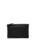Valentino 100% Nylon Black Nylon Rockstud Zip Pouch One size - photo 1