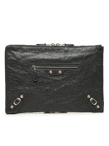 Balenciaga Lambskin Motocross Giant 12 Zip Around Flat Clutch (view 1)