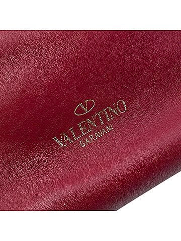 Valentino Medium Leather Rockstud Double Handle Tote (view 2)