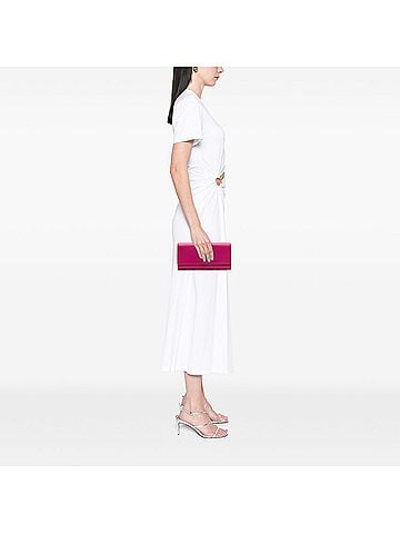 Saint Laurent Small Textured Calfskin Belle De Jour Clutch (view 2)