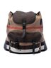 Burberry 100% Canvas Brown Mega Check Canvas Korbin Backpack One size - photo 1