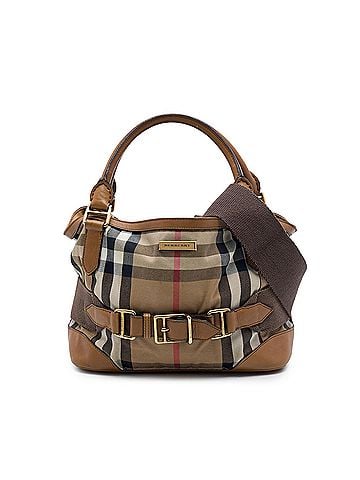 Burberry House Check Canvas Brecon Satchel (view 1)