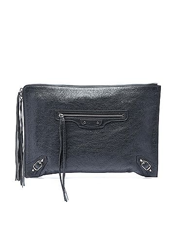 Balenciaga Lambskin Motocross Classic Zip Around Flat Clutch (view 1)