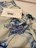 Shore Floral Tropical Multi Color White Blue Casual Pants Size M - photo 6