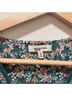 Max Studio Floral Green Blouse Size S - photo 3
