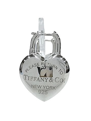 Tiffany & Co. TIFFANY&amp;Co. Tiffany &amp; Co. Return to Full Heart Earrings, AG925 Sterling Silver, Made in Italy, Weight: 21.2g, Women's. (view 2)