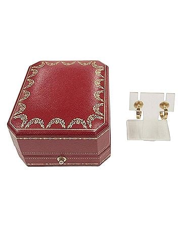 Cartier Cartier AXN851 LOVE Mini Love Hoop Earrings, Small Model, 750 (PG) Pink Gold, Weight 3.38g, Women's, with Case. (view 2)