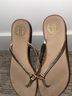 Lilly Pulitzer 100% Leather Gold Tan Sandals Size 9 1/2 - photo 5