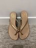 Lilly Pulitzer 100% Leather Gold Tan Sandals Size 9 1/2 - photo 3