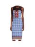 ECI 95% Polyester 5% Spandex 100% Polyester Floral Multi Color Casual Dress Size XL - photo 1