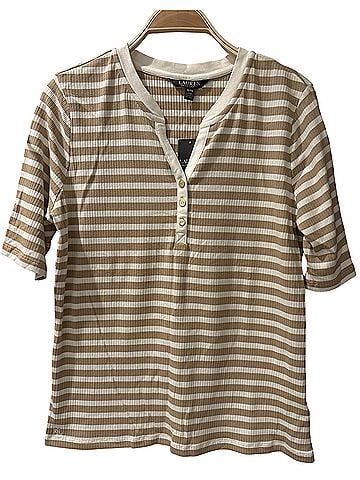 Lauren by Ralph Lauren Short Sleeve Top (view 1)