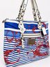 Coach Stripes Blue White Red Tote One size - photo 10