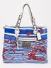 Coach Stripes Blue White Red Tote One size - photo 7