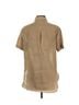 Theory 100% Linen Brown Short Sleeve Button-Down Shirt Size S - photo 2