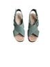Clarks Green Wedges Size 8 - photo 2