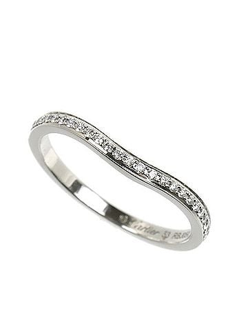 Cartier CARTIER (Cartier) Pt950 Platinum Ballerina Ring, B4093053, Diamond, 53cm, 2.8g, Women's. (view 1)