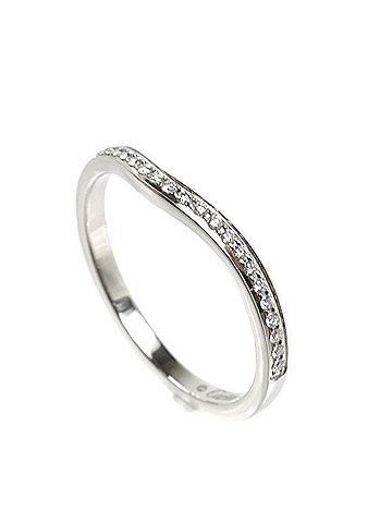 Cartier CARTIER (Cartier) Pt950 Platinum Ballerina Ring, B4093053, Diamond, 53cm, 2.8g, Women's. (view 2)