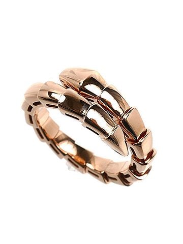 Bvlgari BVLGARI 18KPG Pink Gold Serpenti Viper Ring (6.3g) - Women's (view 1)