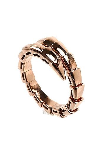 Bvlgari BVLGARI 18KPG Pink Gold Serpenti Viper Ring (6.3g) - Women's (view 2)