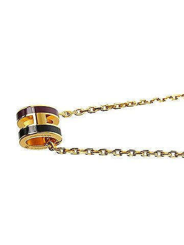 Hermès HERMES GP Pop H Mini Pendant Rocabar Galaxy Necklace H1000066F B1 40cm Women's (view 2)