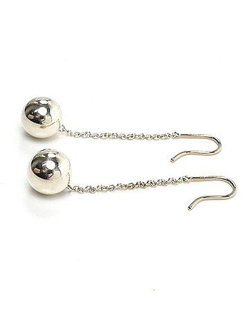 Tiffany & Co. TIFFANY&amp;Co. Tiffany &amp; Co. Sterling Silver 925 Hardware Ball Hook Earrings 5.0g Women's (view 2)