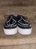 Silent D 100% Leather Aztec Or Tribal Print Black White Sneakers Size 7 - photo 6
